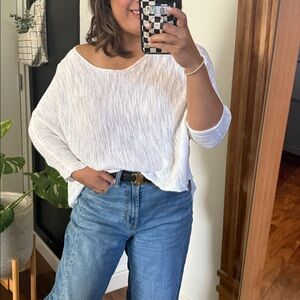 Feel‎ the piece by Terre Jacobs slouchy lightweight Cotton Top. OS